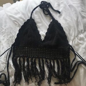 S/M Festival Fringe Halter Top